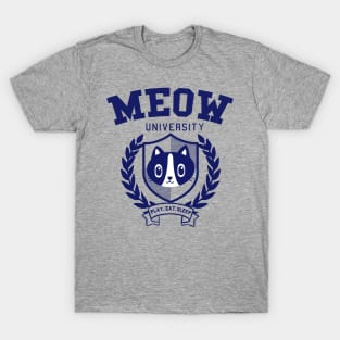 MEOW UNIVERSITY - Play, Eat, Sleep T-Shirt